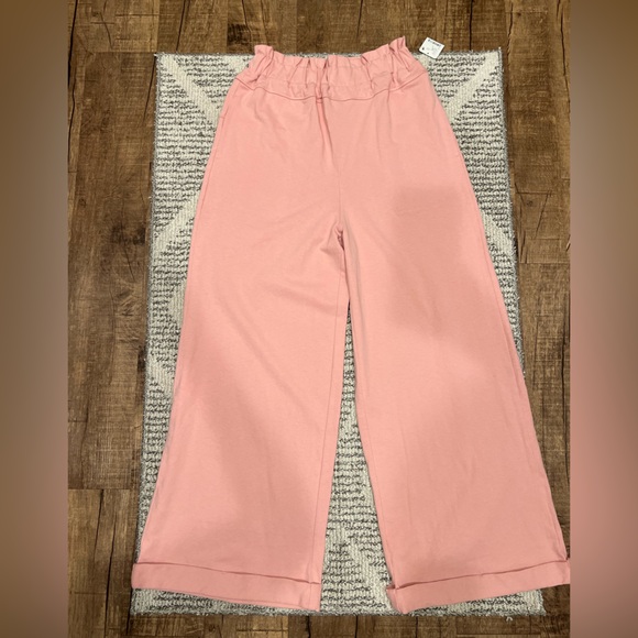 Free People Beach Palma Pink Wide Leg Pants - Picture 3 of 11